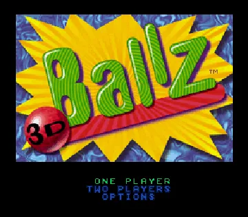 3-jigen Kakutou Ballz (Japan) screen shot title